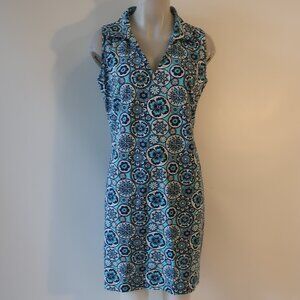 Womens Shag Boutique Blue, Turg Sleeveless Dress 6